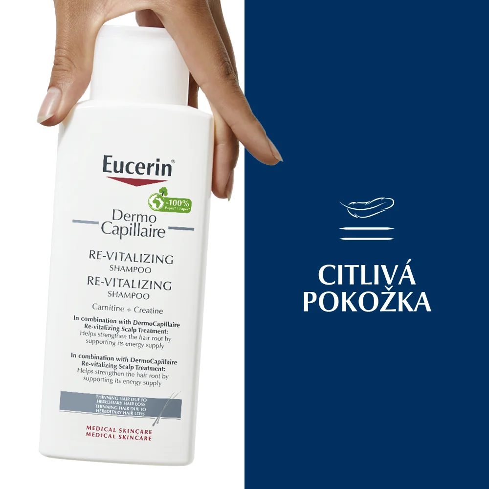 Eucerin DermoCapillaire proti vypadávaniu vlasov šampón (re-vitalizing) 1x250 ml
