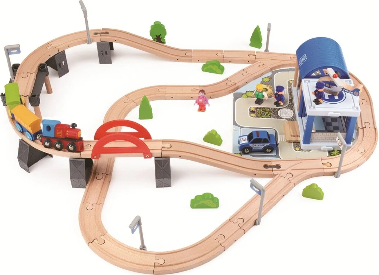 2Kids Toys Vláčikodráha Mesto 90 dielov