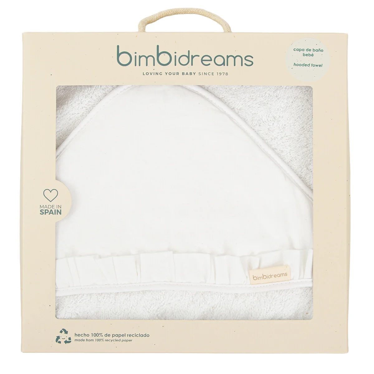 Detská osuška BIMBIDREAMS - WHITE
