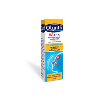 Olynth HA 0,1 % 1×10 ml, liek, aerodisperzia