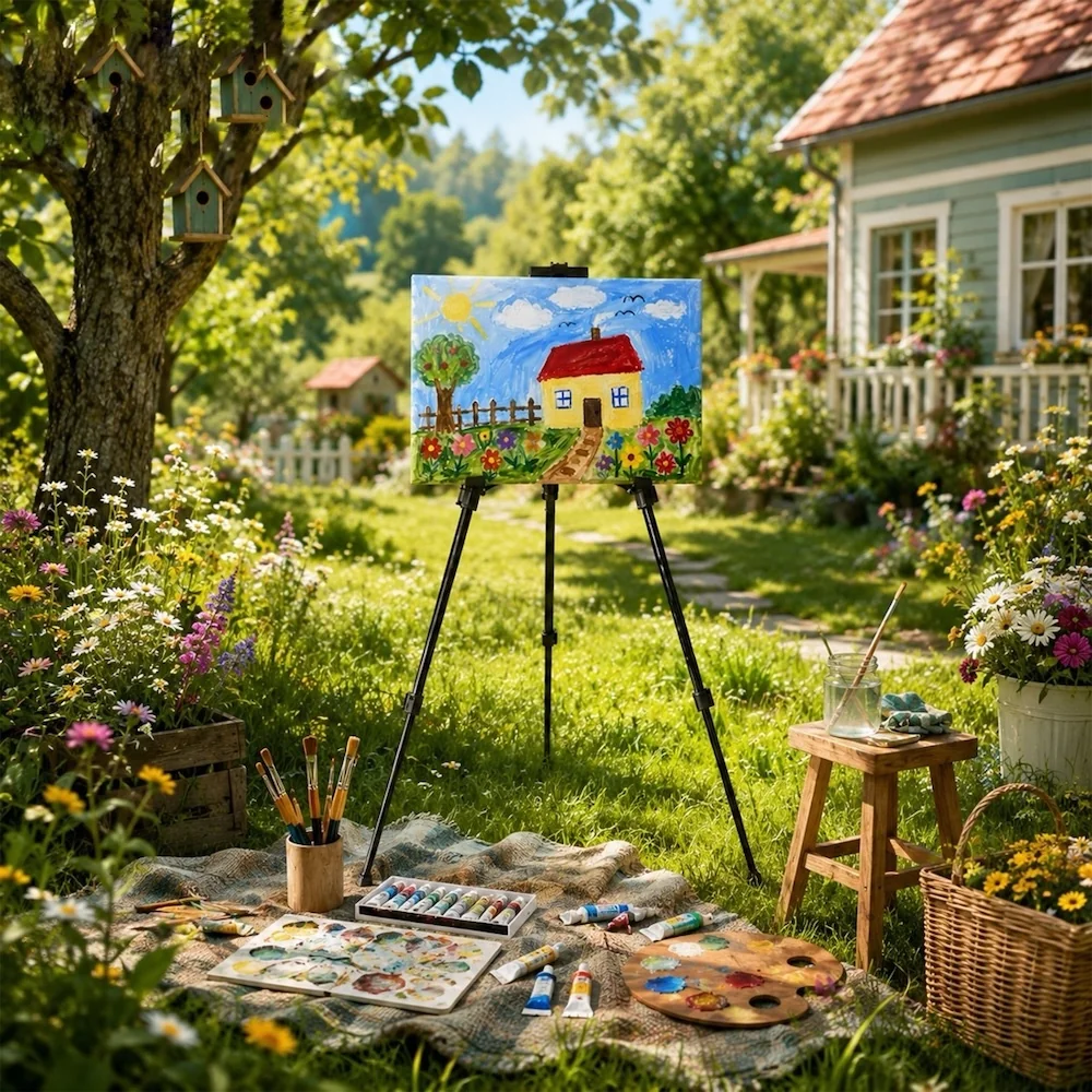 Livefy Paint Art maliarska sada so stojanom 35ks