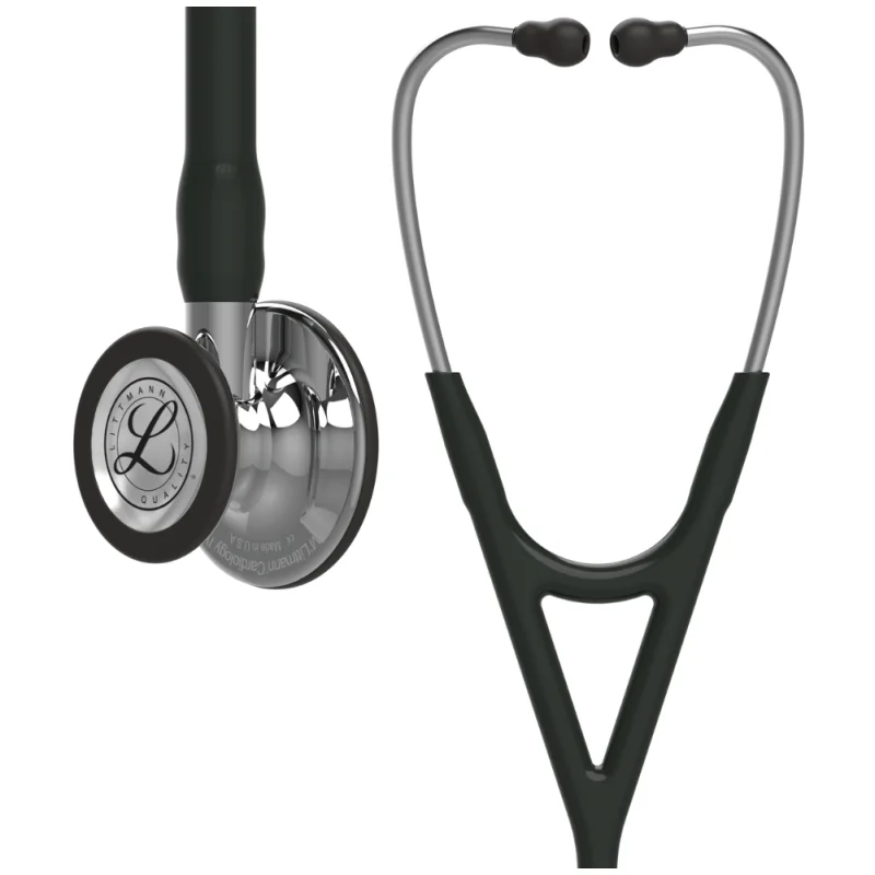 Littmann Cardiology IV kardiologický stetoskop zrkadlový, čierny 6177