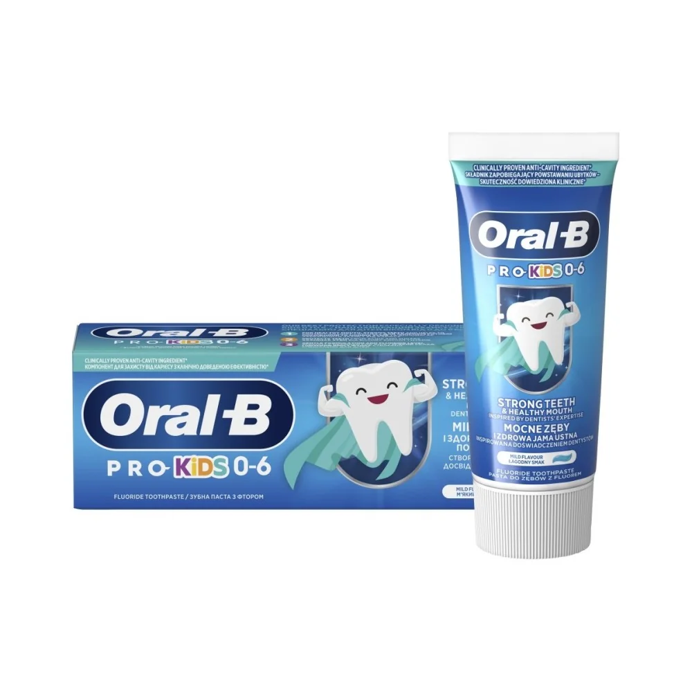 Oral-B Pro Kids zubná pasta, 0–6 rokov 1×50 ml, zubná pasta