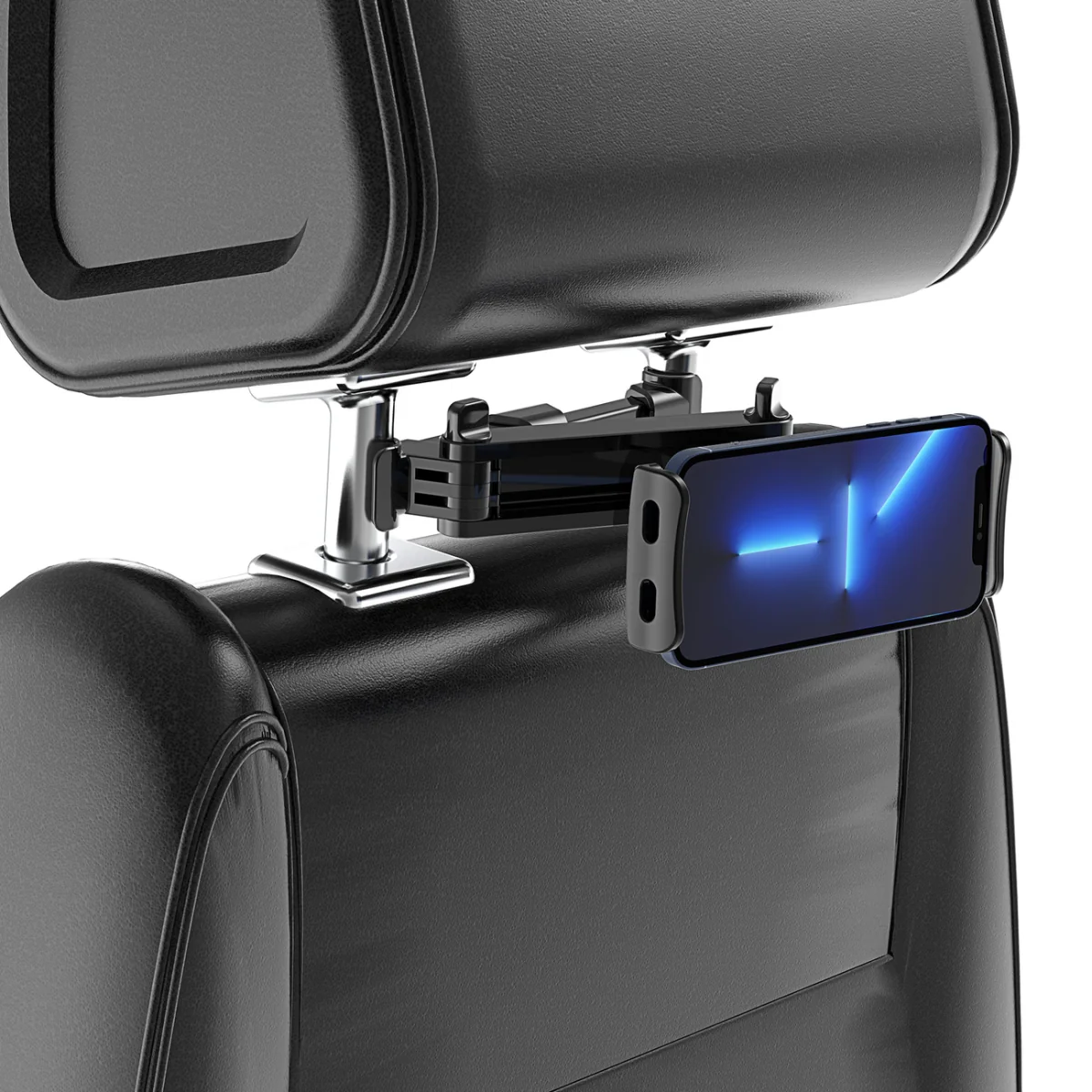 MG Headrest Arm držiak do auta na opierku hlavy, čierny