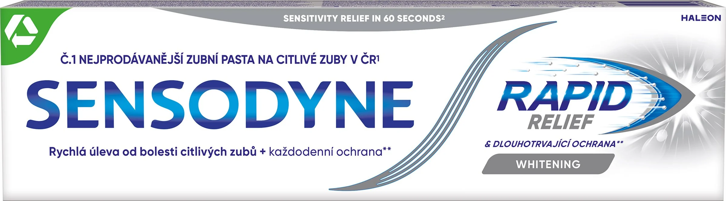 SENSODYNE RAPID WHITENING 1x75 ml, zubná pasta