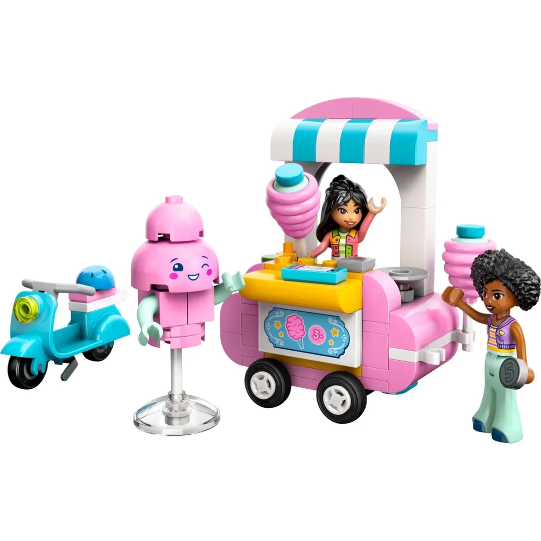 LEGO® Friends 42643 Stánok s cukrovou vatou a skúter