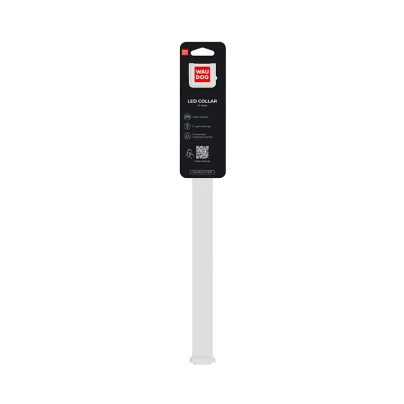 LED svietiaci obojok zelená, obvod 50-60 cm