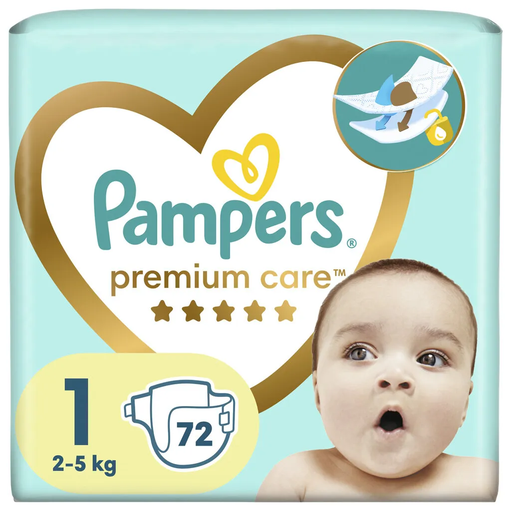 Pampers Premium CP S1 72ks (2-5kg)
