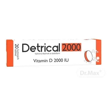 Detrical 2000 Vitamín D 1×20 tbl, výživový doplnok