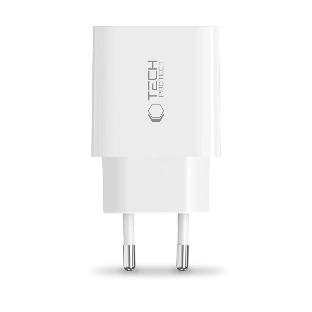 Tech-Protect NC20W sieťová nabíjačka USB-C PD 20W, biela