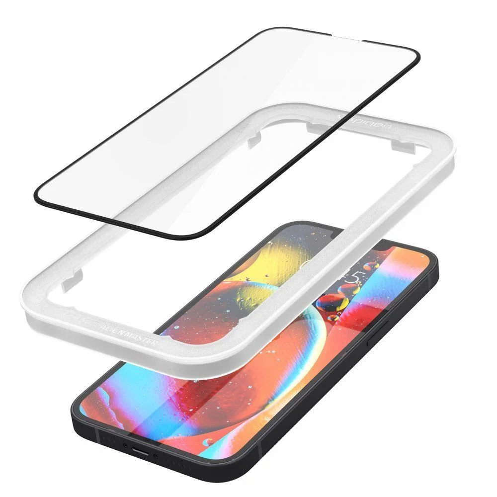 Spigen Alm Full Cover ochranné sklo na iPhone 13 Pro Max