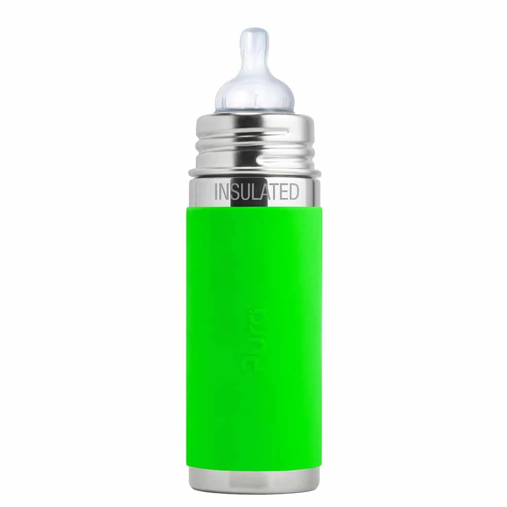 Pura dojčenská TERMO fľaša 260ml - zelená