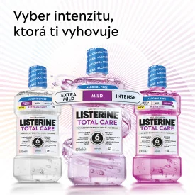 LISTERINE® TOTAL CARE INTENSE BEZ ALKOHOLU 500 ml