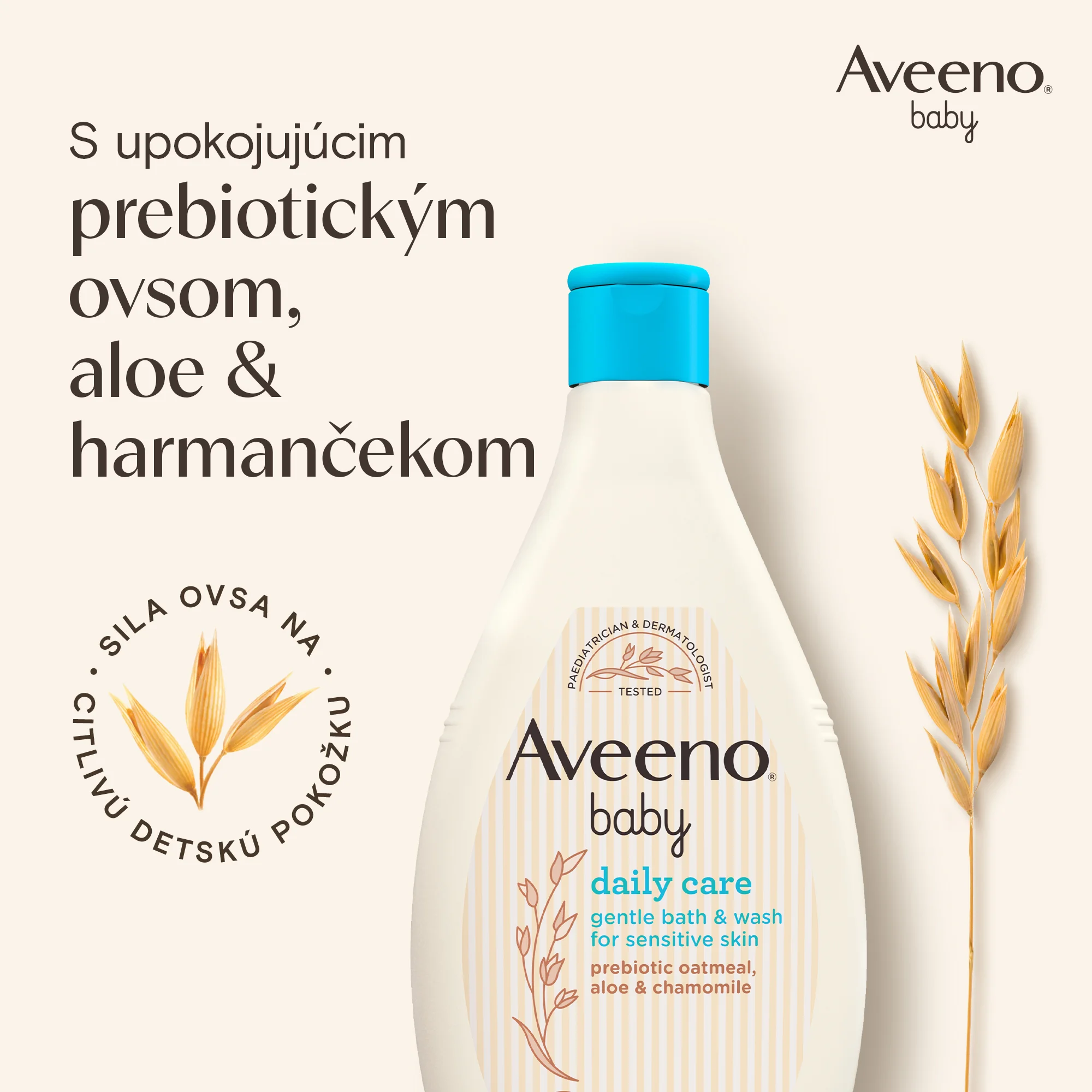 AVEENO® Baby Daily Care Jemný kúpeľ & umývací gél 400 ml