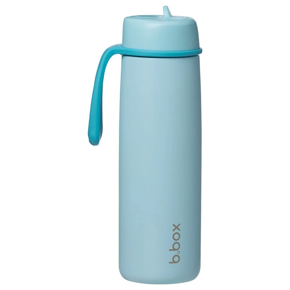 Nerezová termofľaša so slamkou 690 ml lagoon, nerezová oceľ