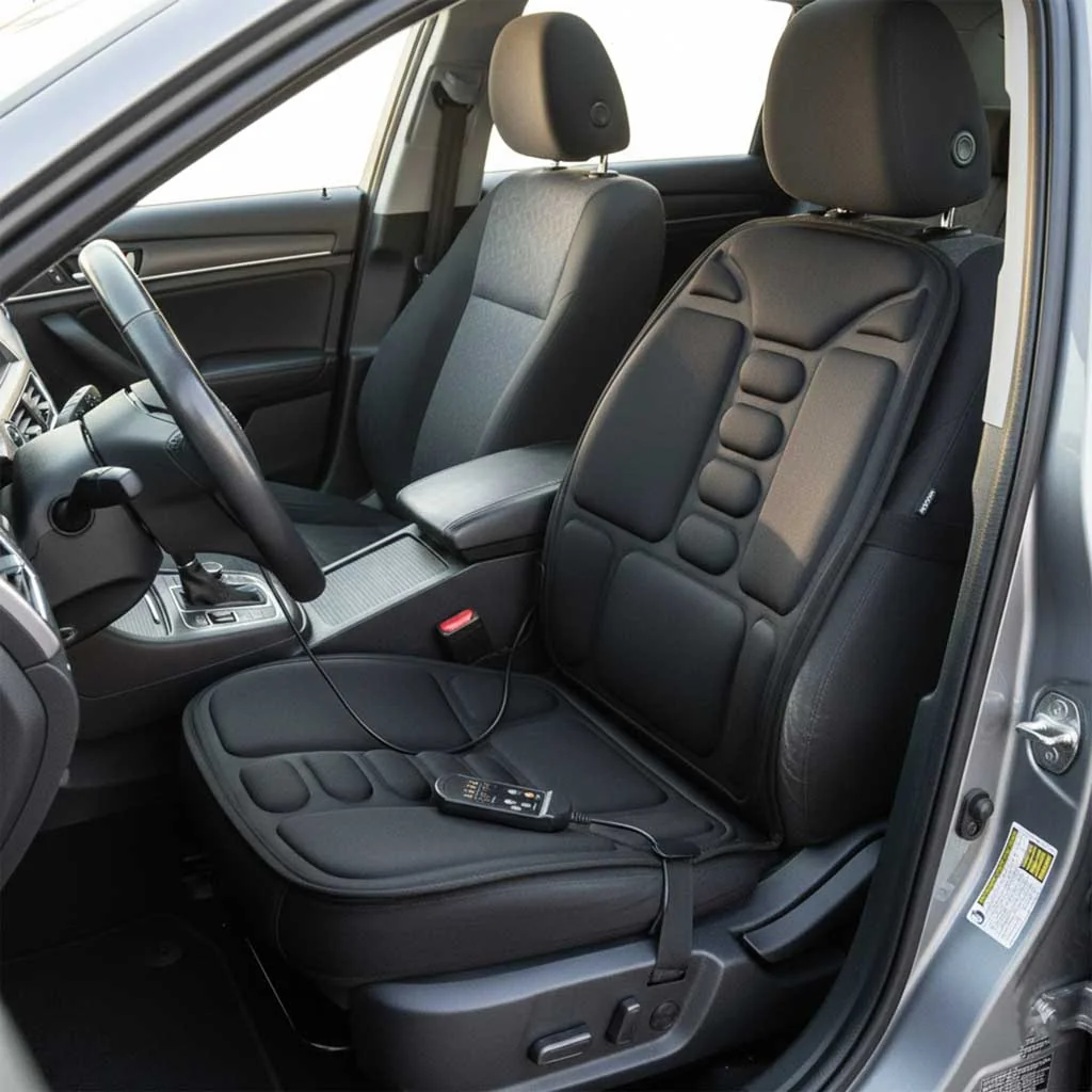 Livefy Car Massager masážna podložka do auta, čierna
