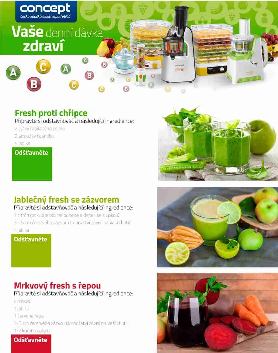 Concept LO7066 lis na ovocie a zeleninu Home Made Juice biely 1×1kus, lis na ovocie a zeleninu, čierny