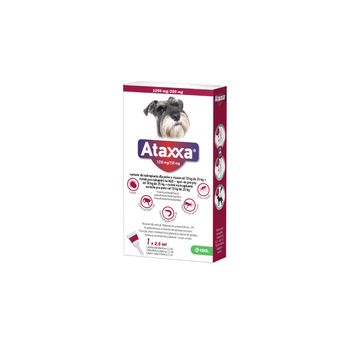 Ataxxa 1250 mg/250 mg (psy od 10 kg do 25 kg) 1×2,5 ml, roztok pre psy