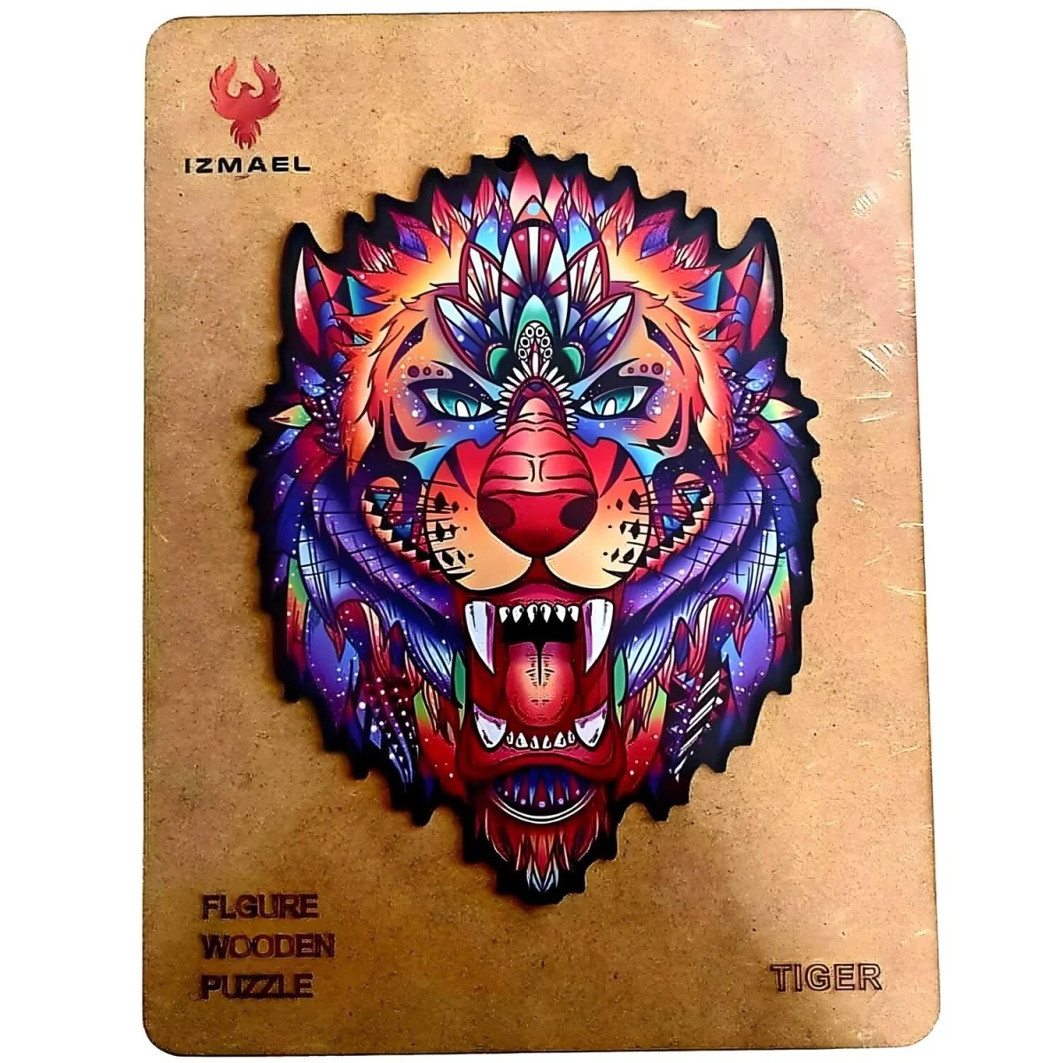 Drevené puzzle Tiger/L 220 dielikov, veľkosť L