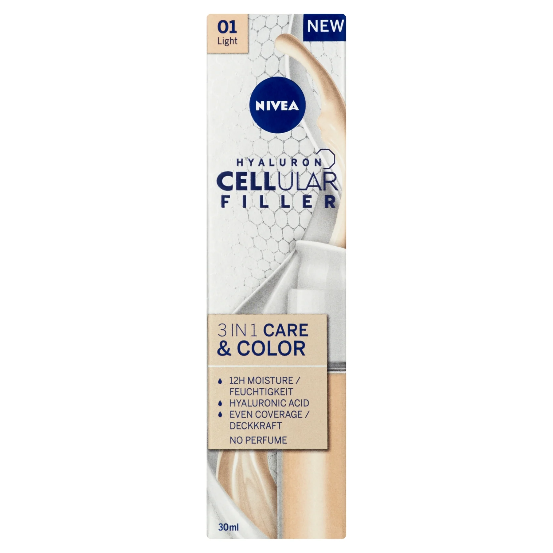 NIVEA Cellular Color&Care Svetlý 1×30 ml, tónovací krém