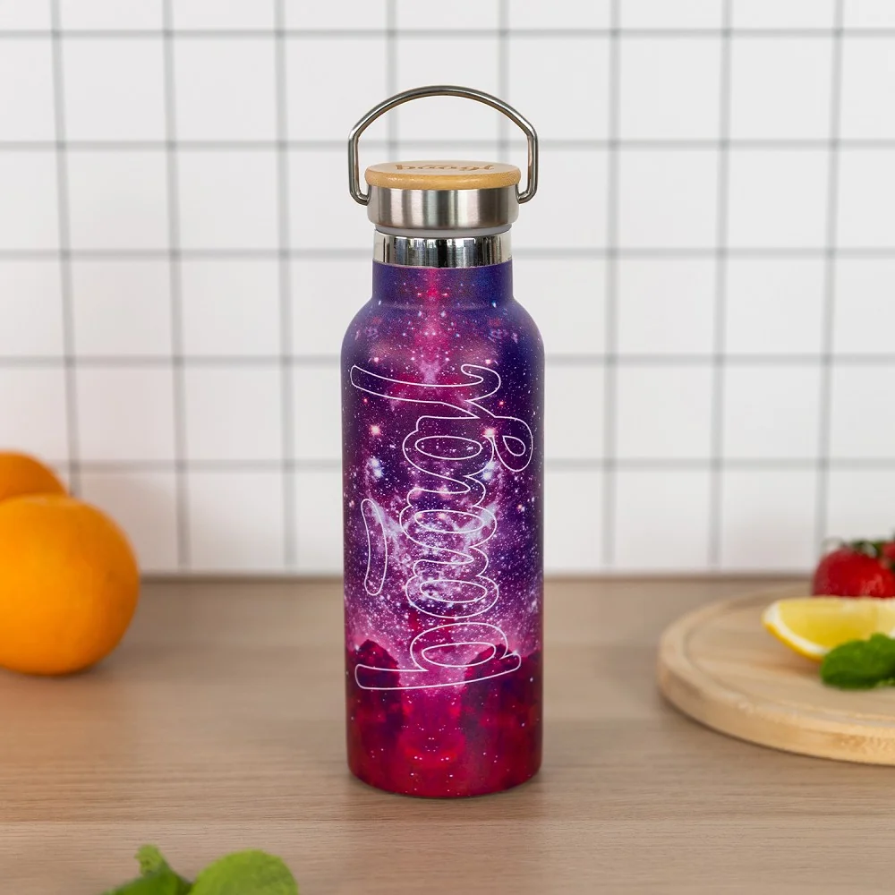 Baagl Termofľaša Galaxy s bambusovým viečkom 500 ml Objem 500 ml