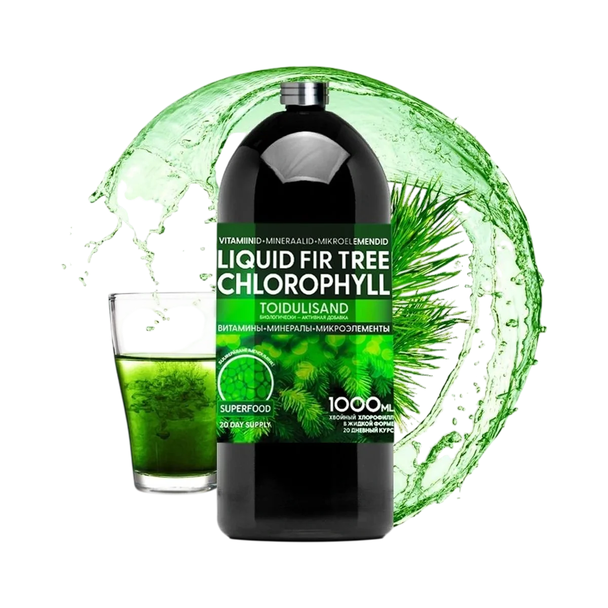 Tekutý chlorofyl – 1000 ml – Vitateka