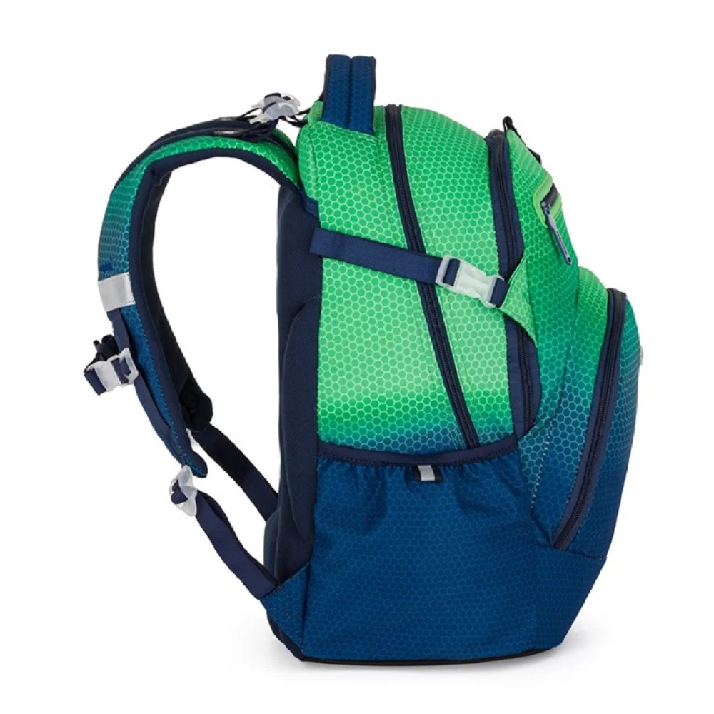Školský batoh OXY OMBRE Zelený Ergonomický, 28 l