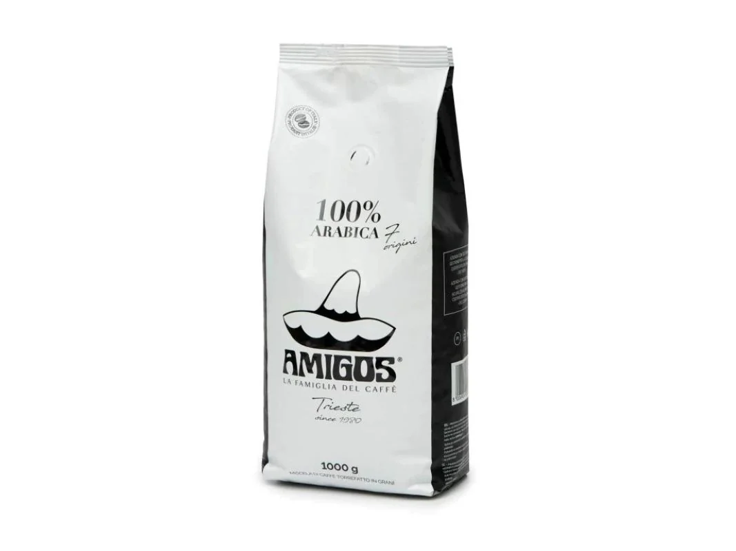 Amigos Caffé Trieste 7 Origini 100% arabika zrnková káva 1 kg