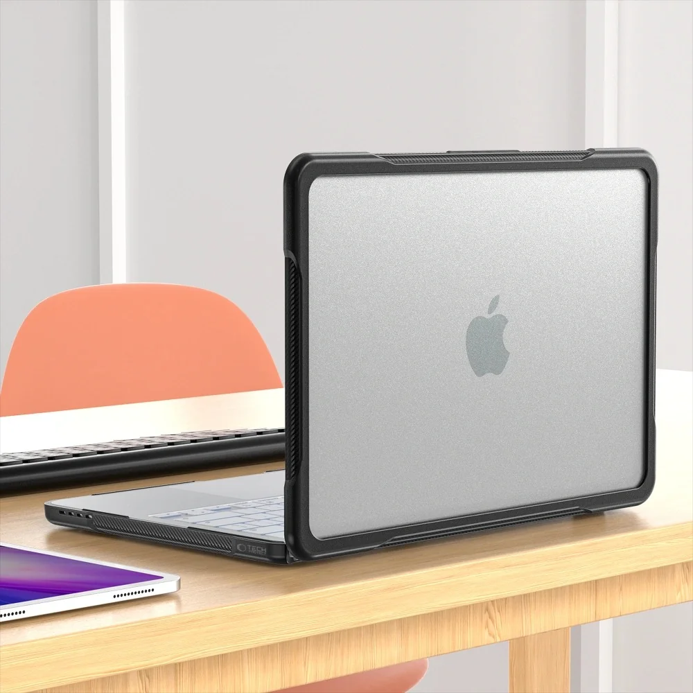 Tech-Protect Velar puzdro na MacBook Neo 13'' 2026, čierne / priesvitné