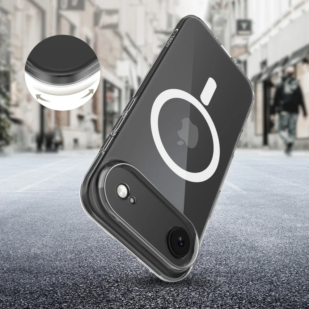 Tech-Protect FlexAir MagSafe kryt na iPhone 17 Air, priesvitný