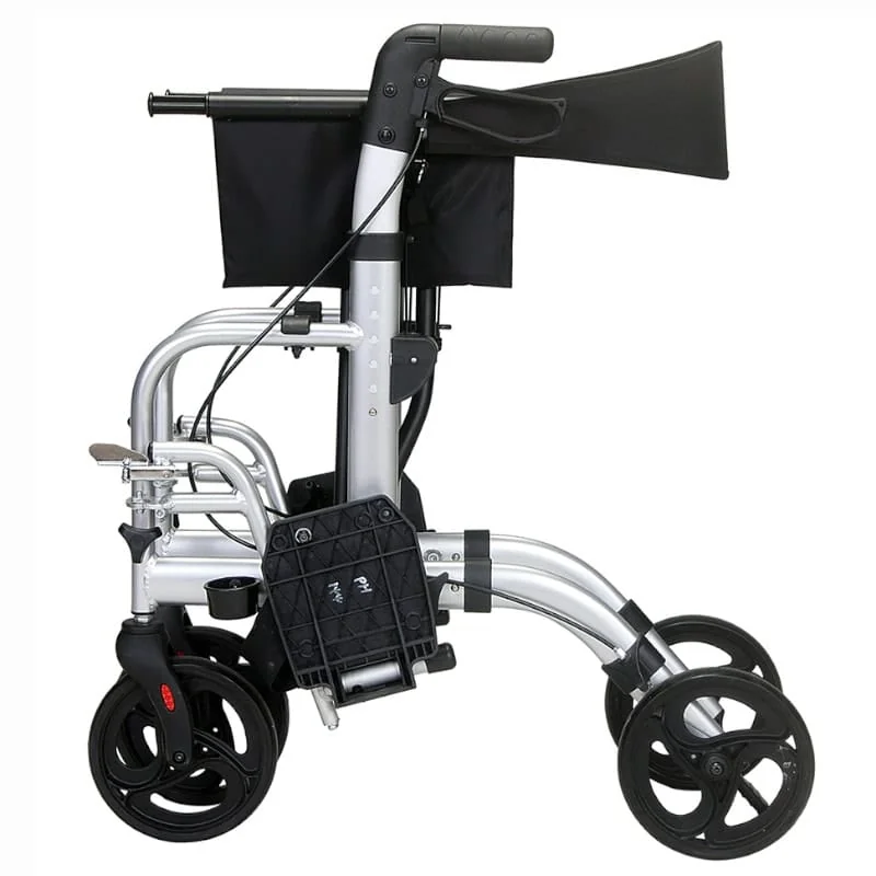 Rolátor a invalidný vozík 2v1