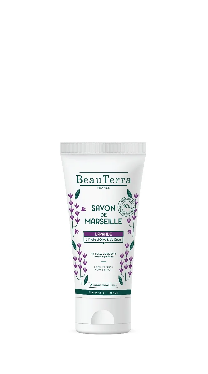 Marseillské tekuté mydlo - Levanduľa - 100ml 1×100 ml, tekuté mydlo