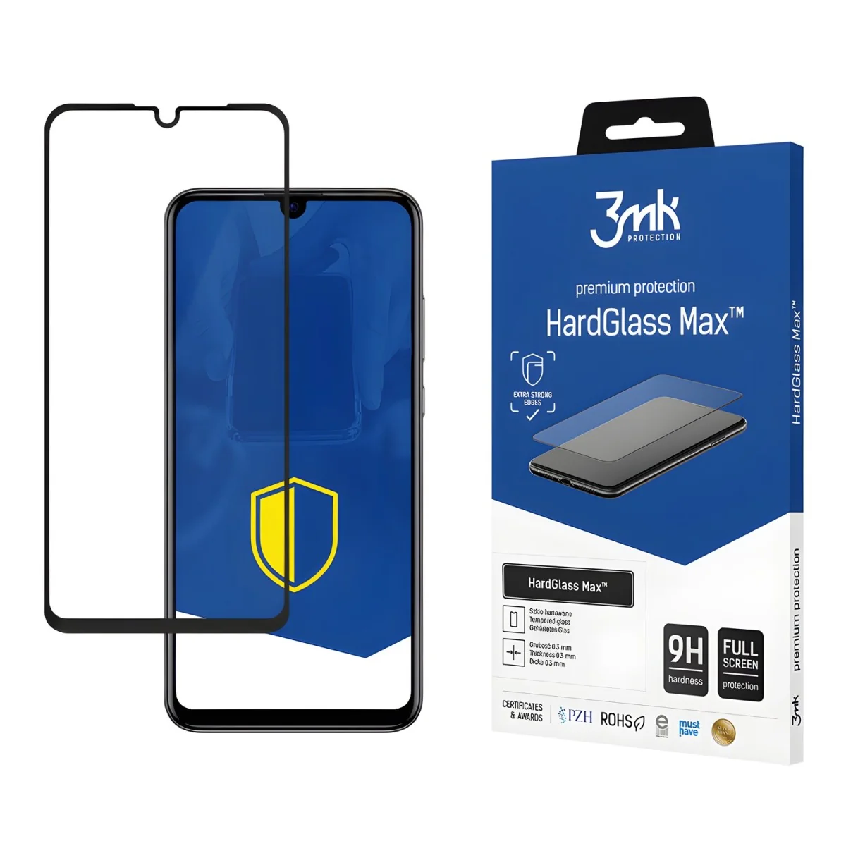Ochranné sklo pre Samsung Galaxy A40 - Čierna 1 x 1 ks, tvrdené sklá