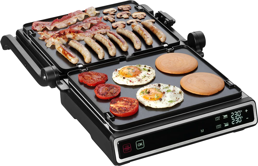 Concept GE3550 Kontaktný gril s teplotnou sondou a vaflovými doskami 1×1kus, kontaktný gril