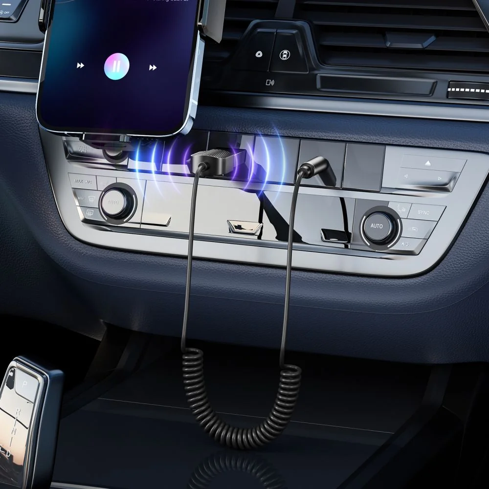 Tech-Protect Ultraboost bluetooth audio adaptér 3.5mm jack, šedý