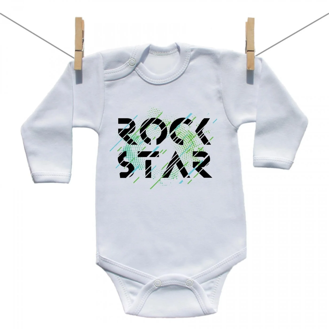 Boodyy Body s dlhým rukávom Rock star Veľkosť: 56