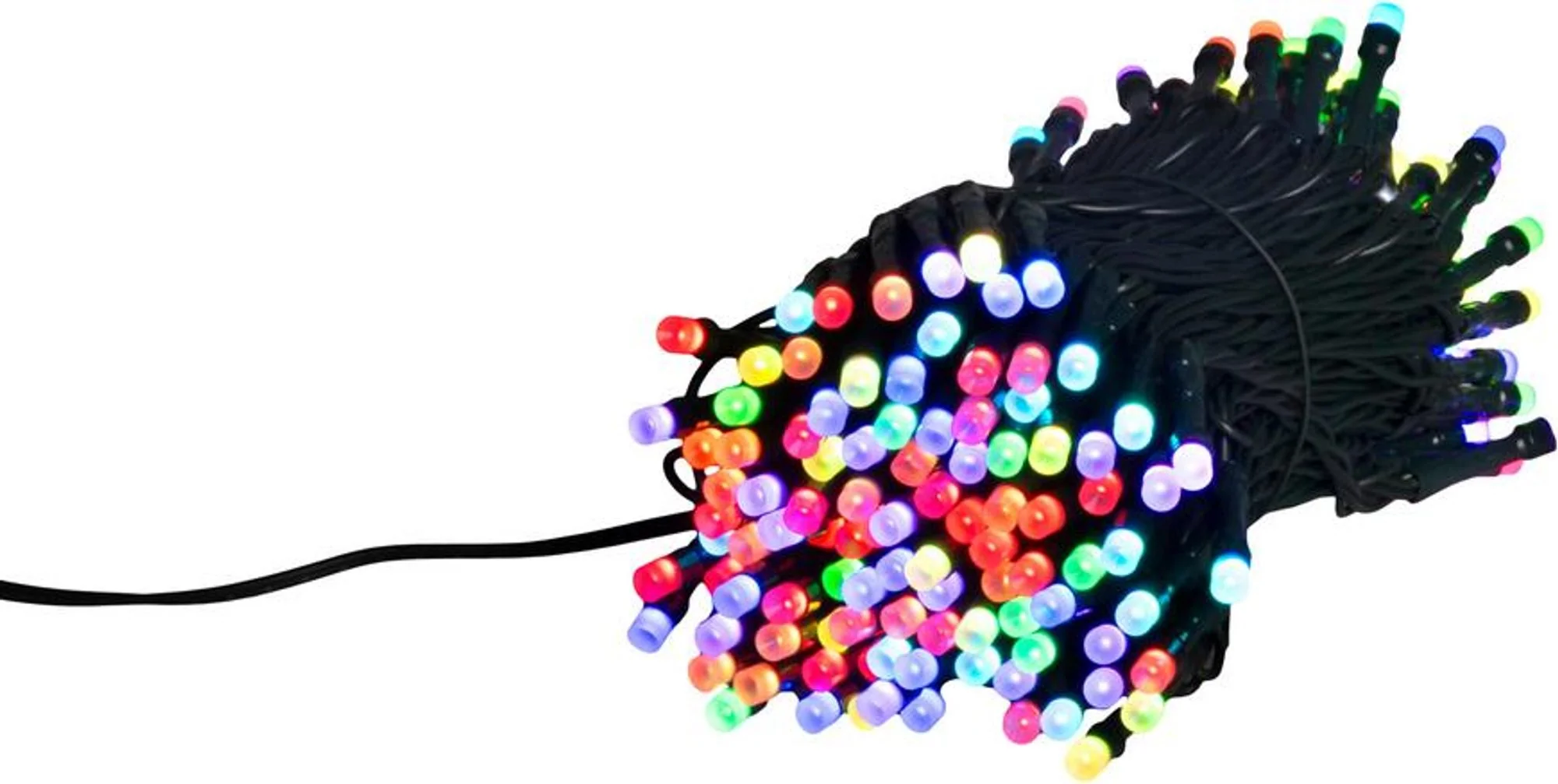 MagicHome vianočná LED reťaz, 1 ks S ovládačom, 200 LED, mix farieb, 17 m, IP44