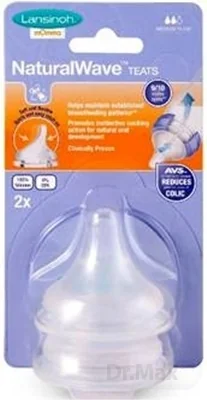 LANSINOH NaturalWaveTM cumeľ S 1×2 ks, silikónový cumlík