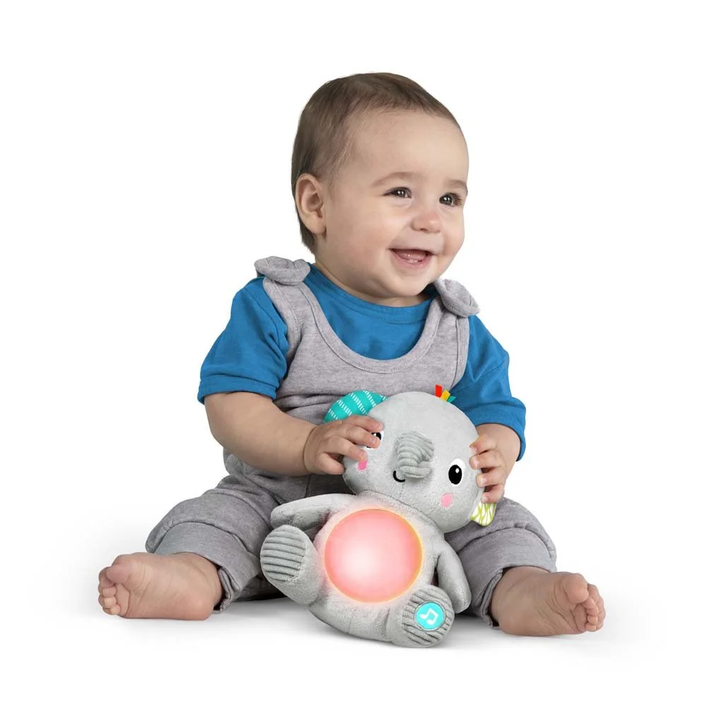 Hračka plyšová hudobná svietiaca Hug-a-bye Baby™ sloník 0m+
