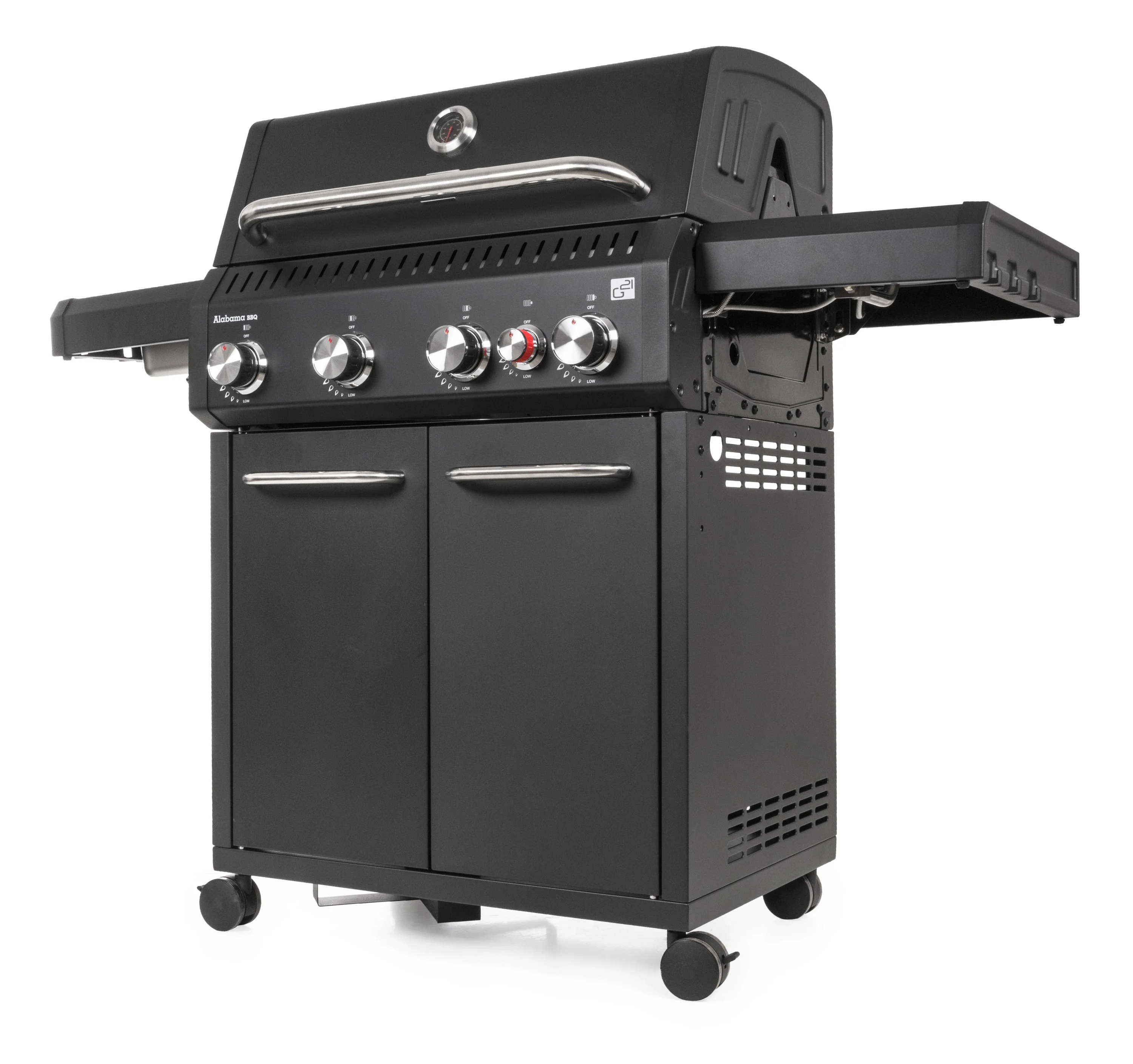 Plynový gril G21 Alabama Black BBQ Premium Line GAH-BBQ4ALAB-BL