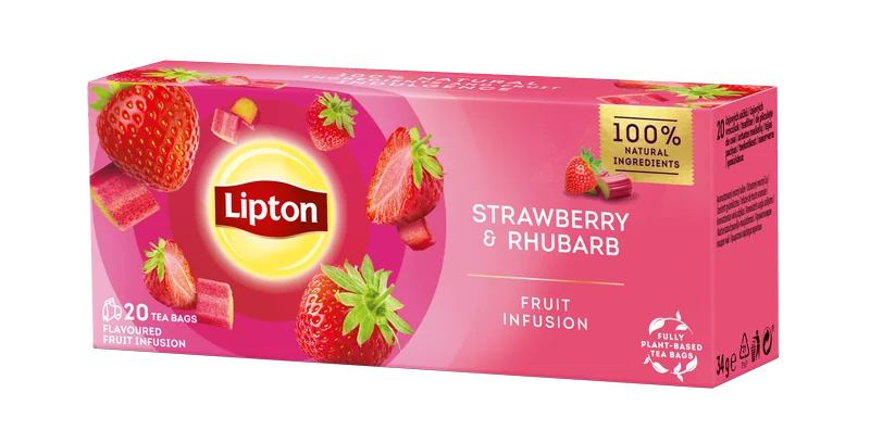 Lipton Strawberry with Rhubarb 1,7g 20 ks