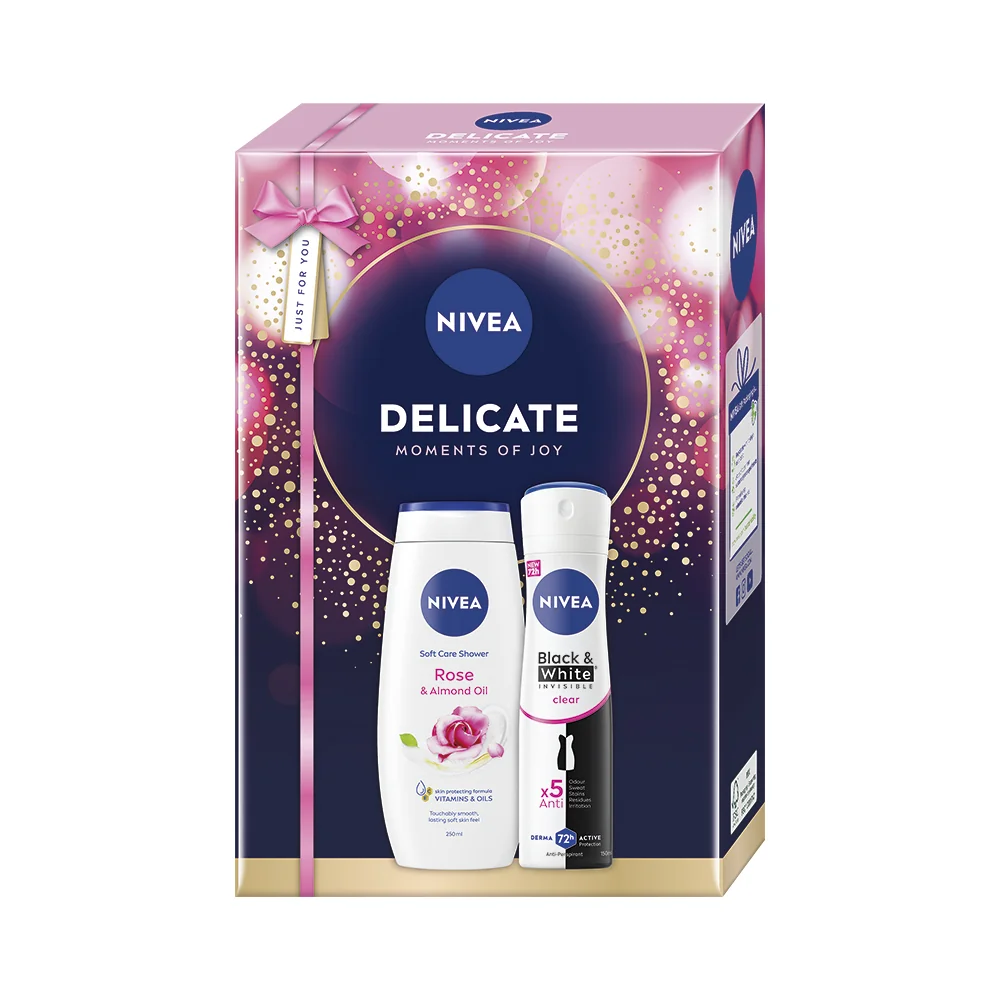 NIVEA darčekové balenie plné starostlivosti, po ktorej pokožka rozkvitne 1 set