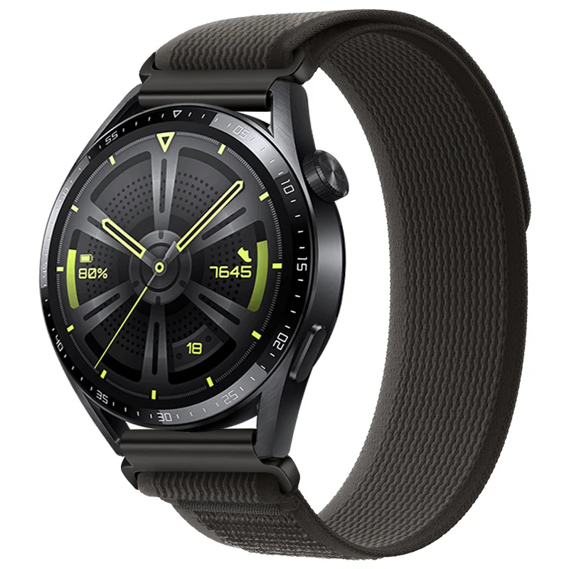 BStrap Velcro Nylon remienok na Garmin Venu 2 Plus black