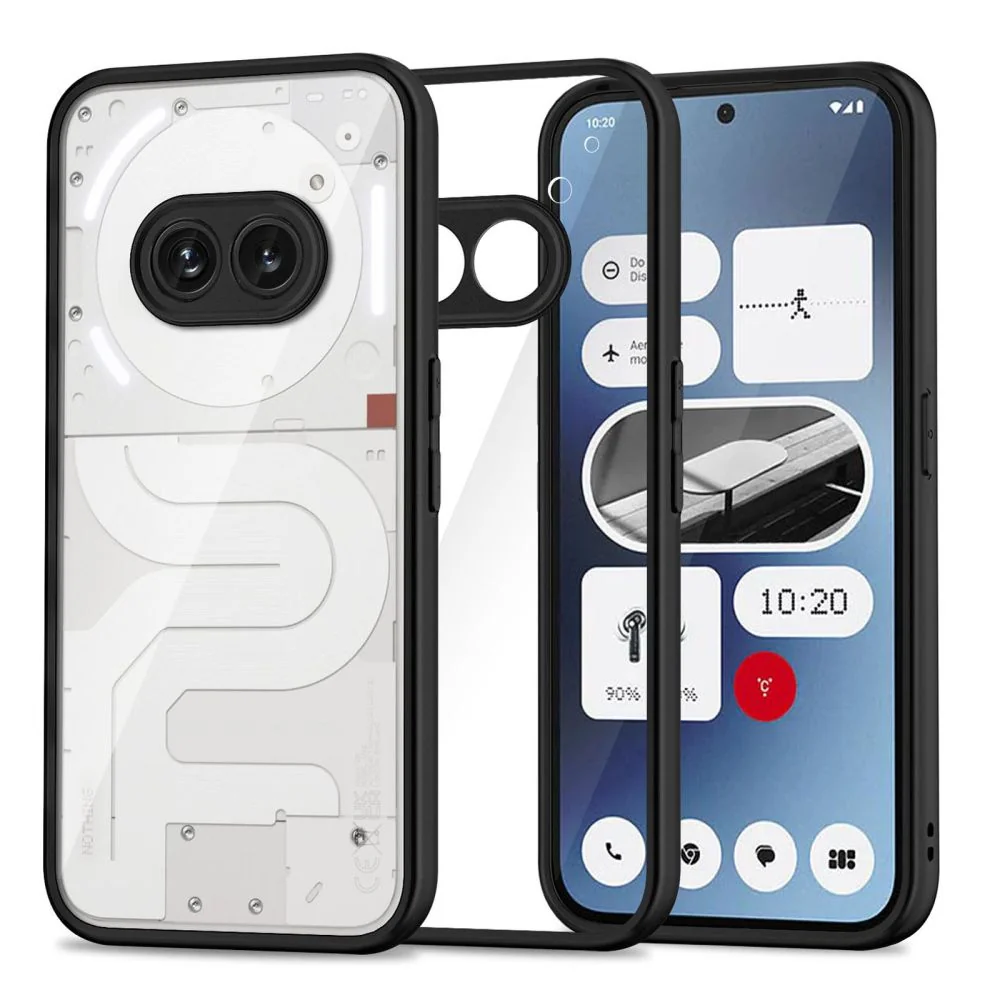 Tech-Protect Magmat kryt na Nothing Phone 2A / 2A Plus, čierny/priesvi tný