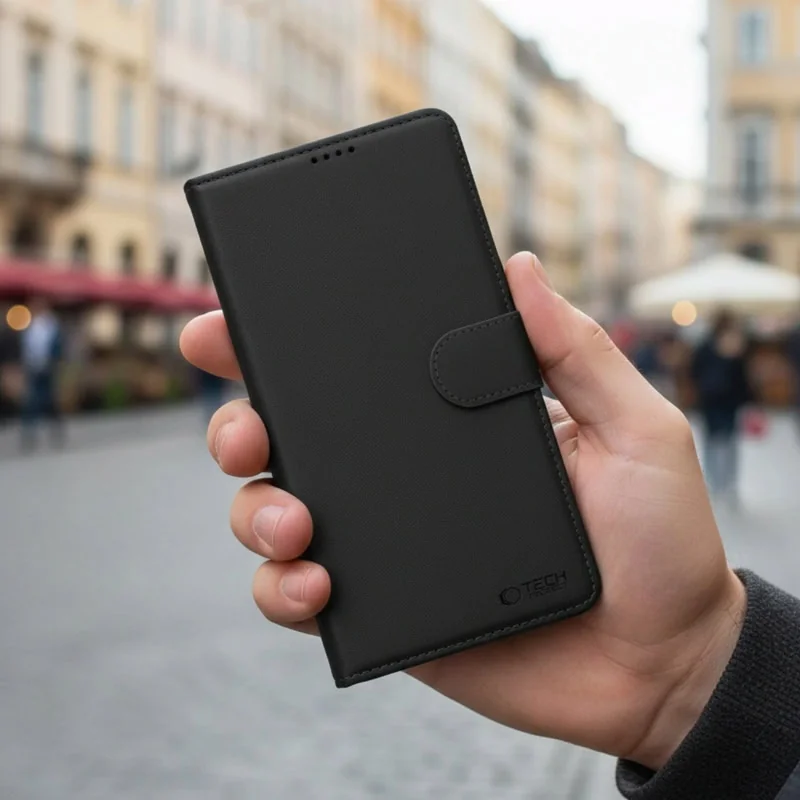 Tech-Protect Wallet knižkové puzdro na OnePlus Nord 6, čierne