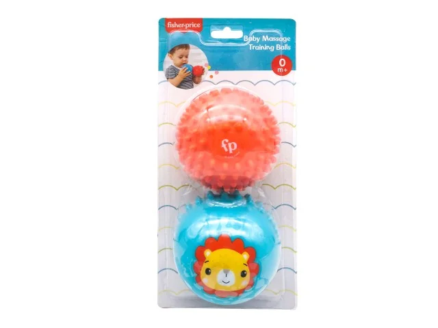Alltoys Fisher-Price Masážne loptičky 1×2 ks, masážne loptičky