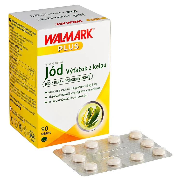 WALMARK Jód Výťažok z kelpu 1×90 tbl, jód