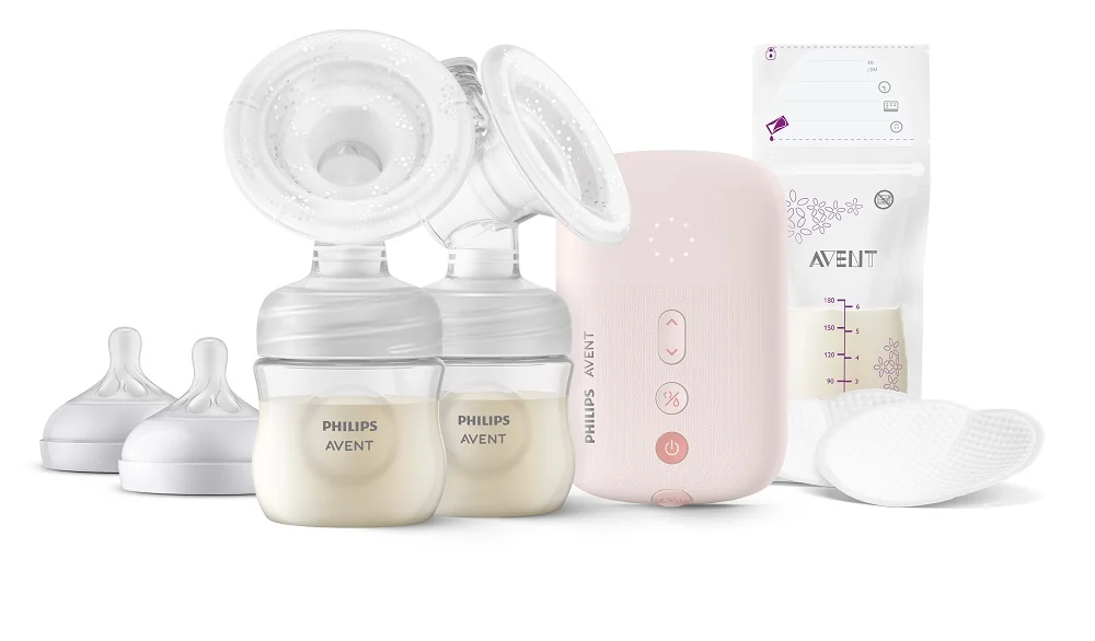 Philips AVENT Odsávačka materského mlieka elektrická DUO SCF397/31+Darček 1 set