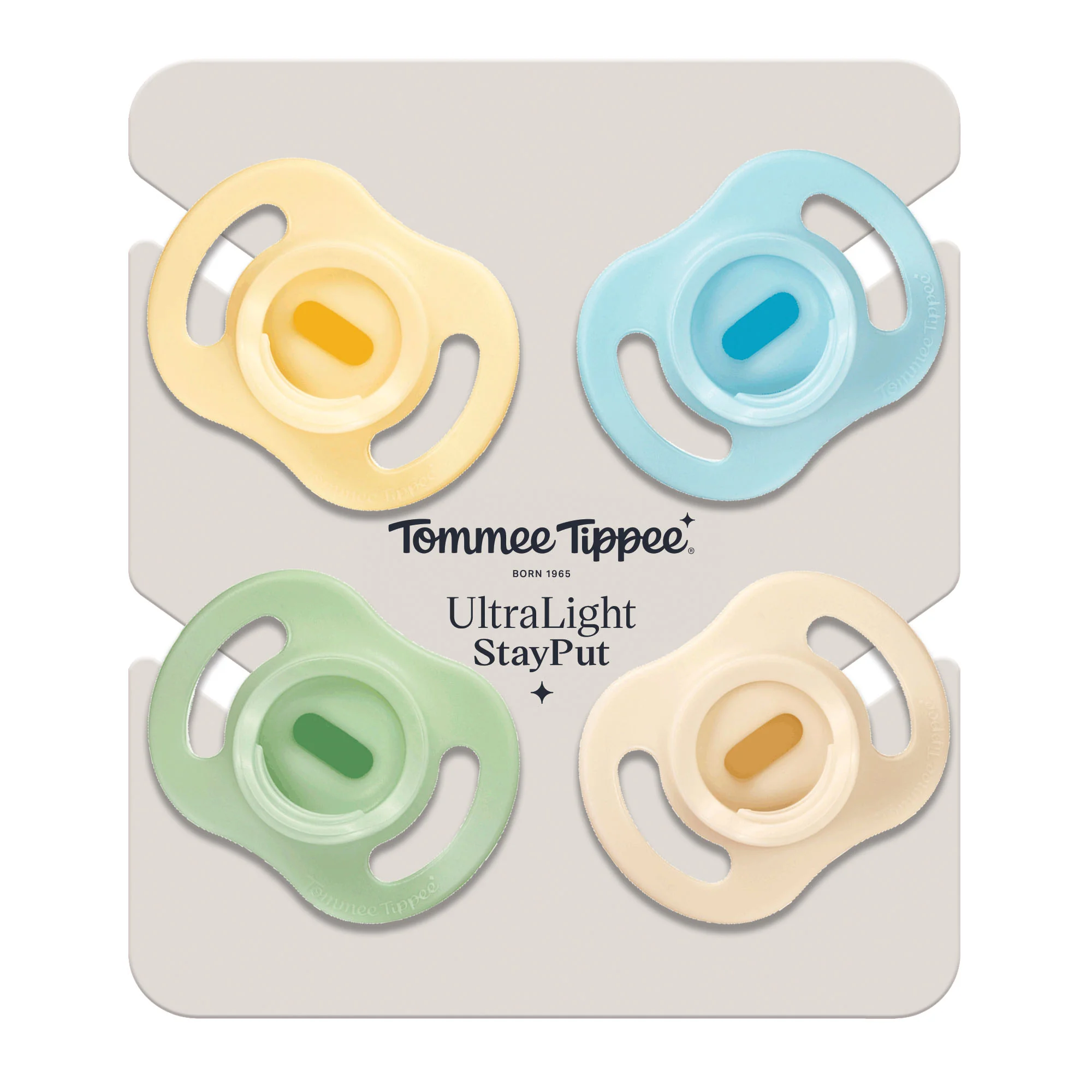 Tommee Tippee Silikónový Cumlík Ultra-light 0-6m, BOY 4 ks