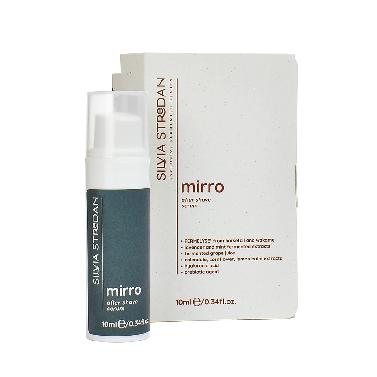 MIRRO, sérum po holení, cestovné balenie - 10 ml, exkluzívna beauty-fermentovaná kozmetika, slovenský výrobok